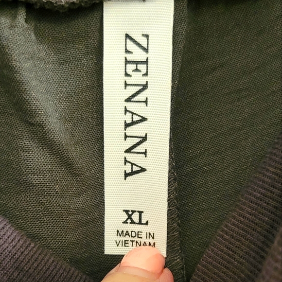 Zenana NWOT Ash Gray Womens Joggers XL - Picture 6 of 10